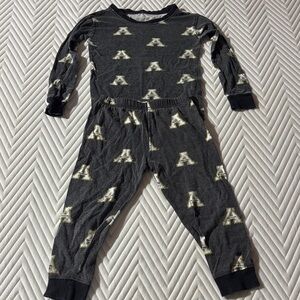 Black Appalachian State Pajama Set